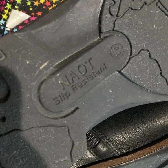 NAOT General Black Water Resistant Leather EU 44 (US Men's 11) M